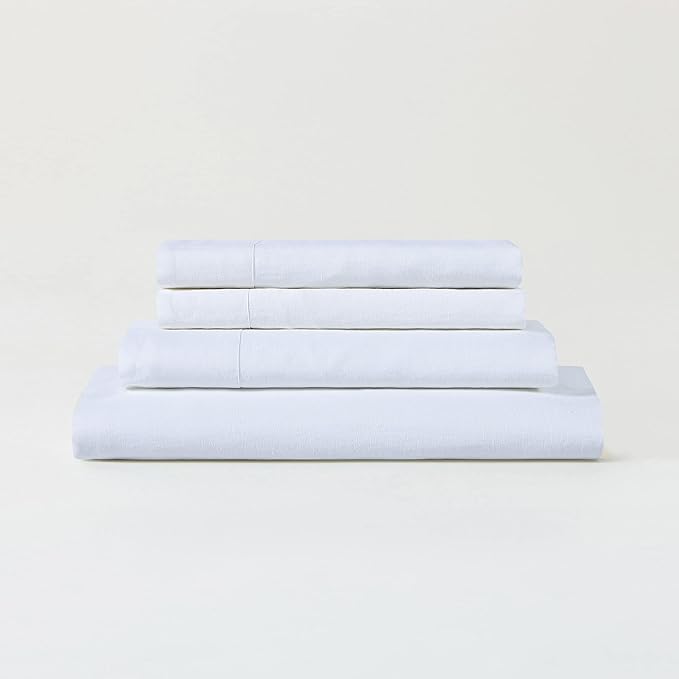 Linen Cooling Bed Sheet Set - Queen