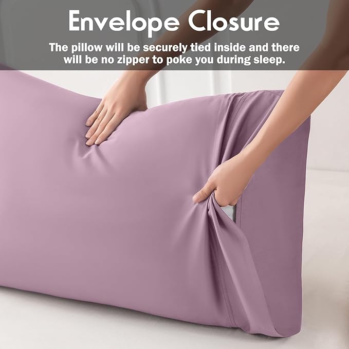 Bamboo Cooling Pillowcase Set - Queen - 2 Pack