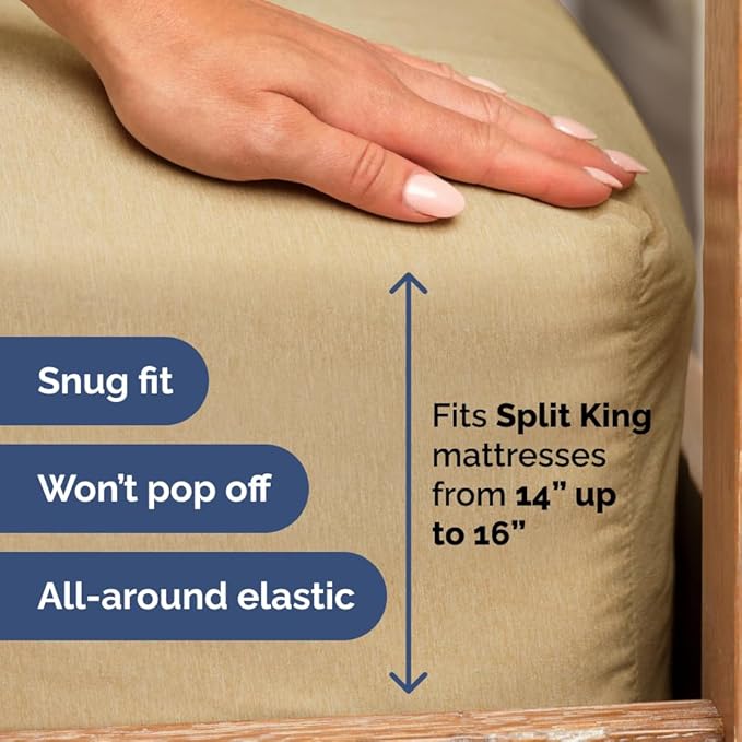 Cooling Bed Sheet Set - King - 4 Piece