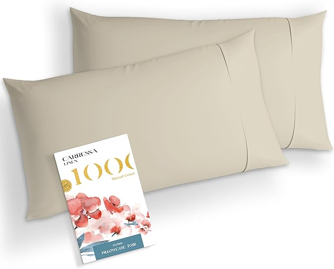 Linen Cooling Pillowcase Set - King - 2 Piece