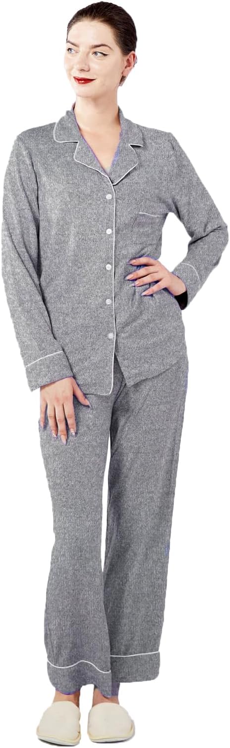 Women's Pajama Set - Long Sleeve - 2 Piece