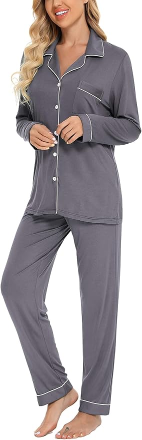 Women's Pants Pajama Set - Long Sleeve - 2 Piece
