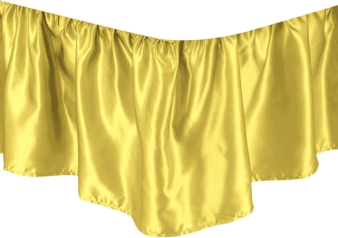 Satin Bed Skirt - 15 in Drop
