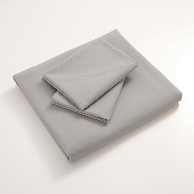 Linen Duvet Cover Set - King - 104 x 98 in - 3 Piece