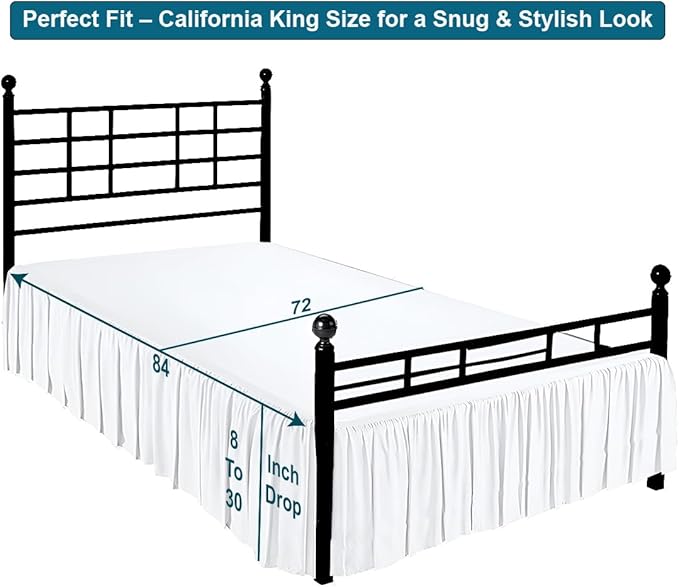 Linen Bed Skirt - King