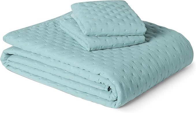Microfiber Quilt Set - Queen - 3 Piece