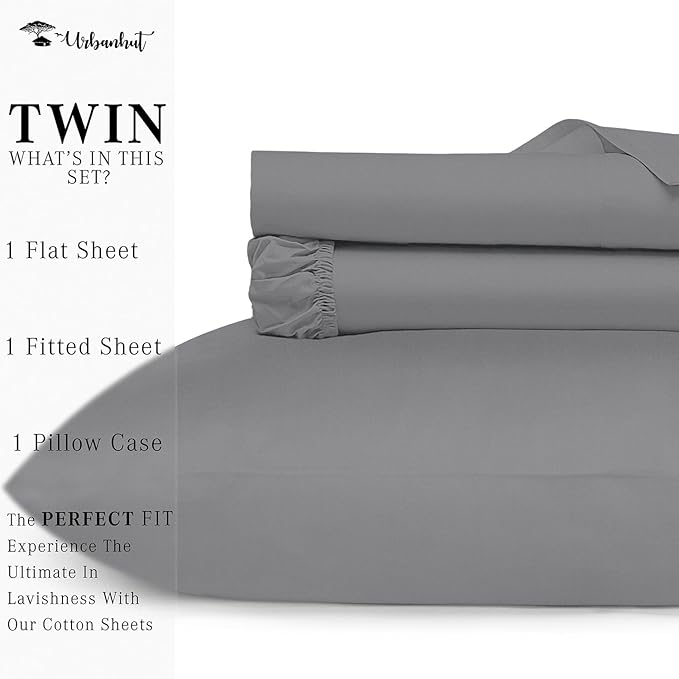Bed Sheet Set - Twin - 16 in Deep Pocket - 3 Piece