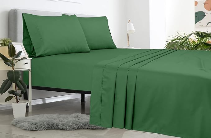 Microfiber Flat Sheet - Queen - 2 Pack