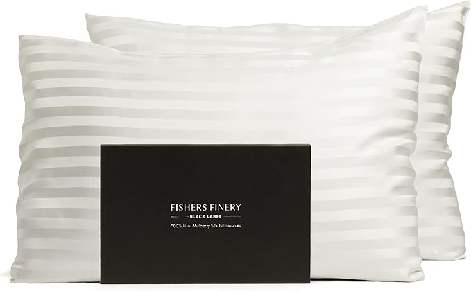 Mulberry Silk Pillowcase Set - King - 2 Pack - 2 Piece