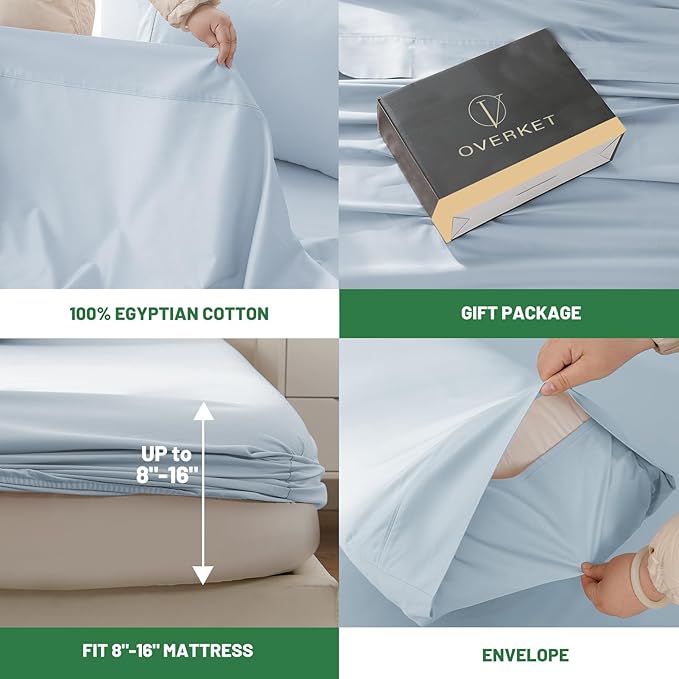 Fitted Sheet - Full - 4 Piece
