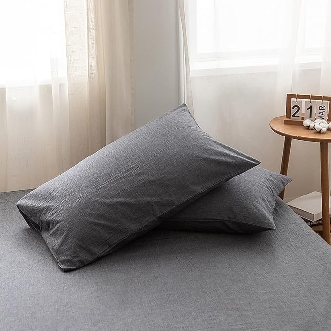 Linen Duvet Cover Set - King - 3 Piece