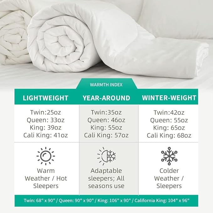 Duvets Down Comforter - King