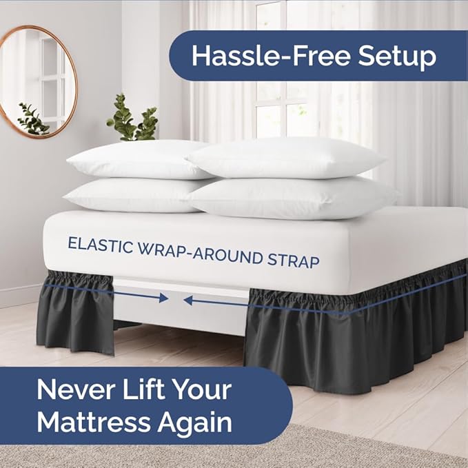 Bed Skirt - Full - 12 in Drop