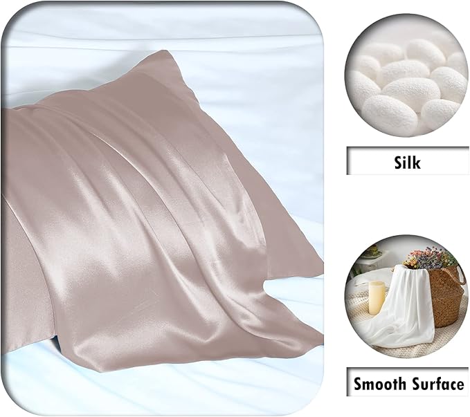 Mulberry Silk Pillowcase Set - King - 2 Piece