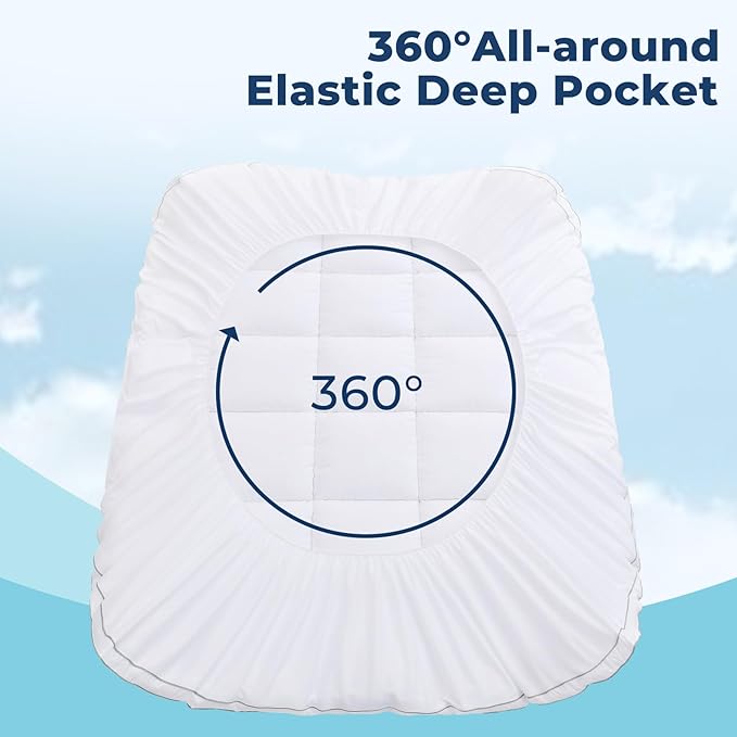 Memory Foam Cooling Mattress Topper - Twin XL