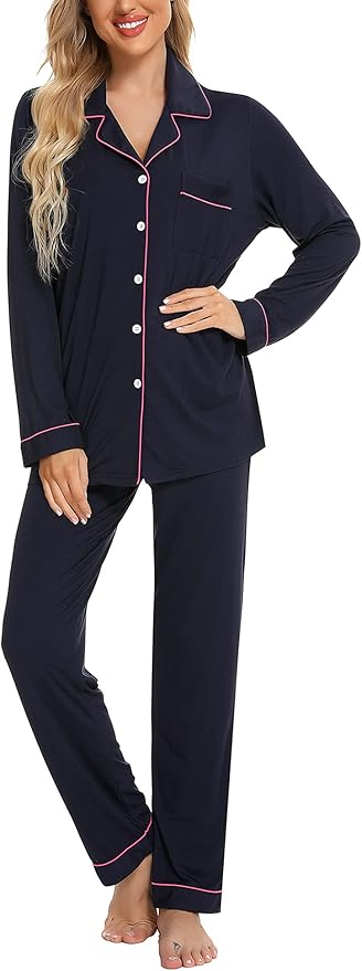 Women's Pants Pajama Set - Long Sleeve - 2 Piece