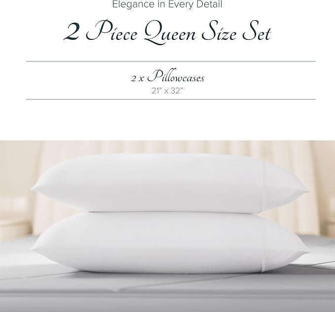 Linen Cooling Pillowcase Set - Queen - 2 Piece