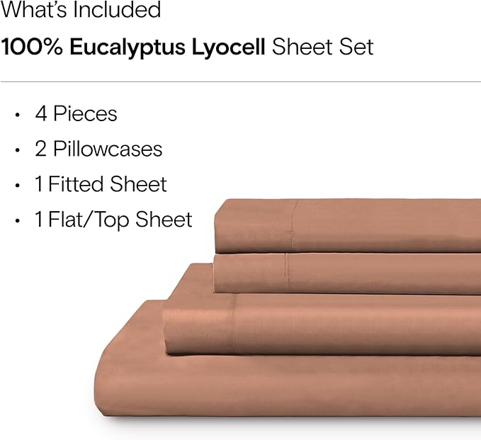 Cooling Bed Sheet Set - King - 4 Piece