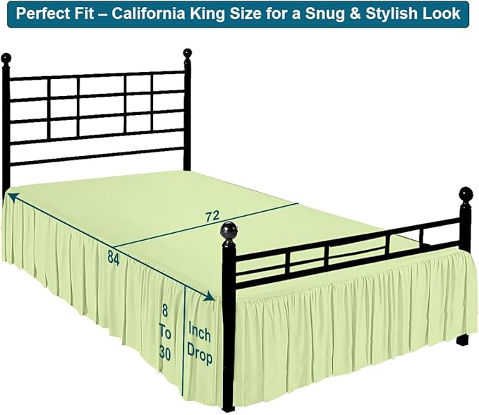 Linen Bed Skirt - King