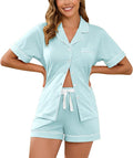 Women's Pajama Set - Short Sleeve - 2 Piece