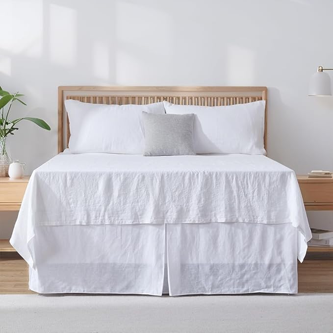 Linen Bed Skirt - Queen