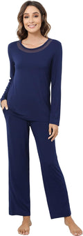 Women's Bamboo Pants Pajama Set - Long Sleeve