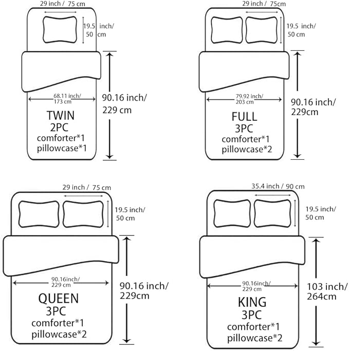 Microfiber Comforter Set - King