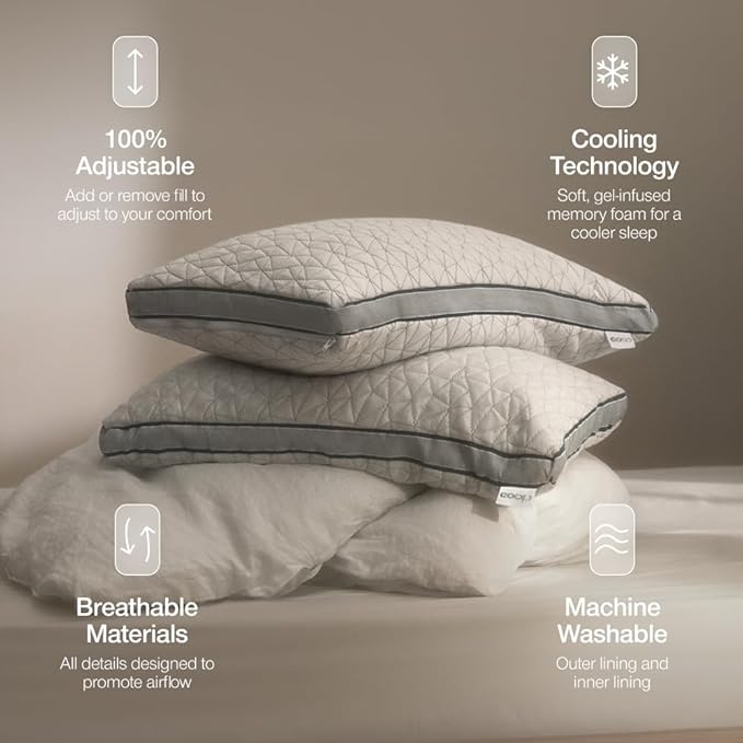 Memory Foam Bed Pillow - King