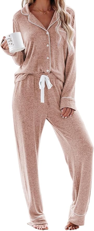 Women's Pajama Set - Long Sleeve - 2 Piece