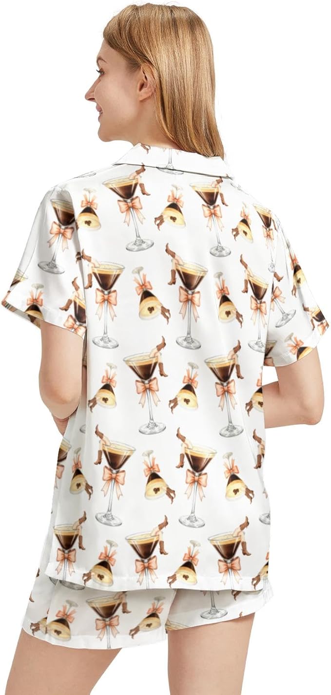 Women's Pajama Set - Short Sleeve - 2 Piece