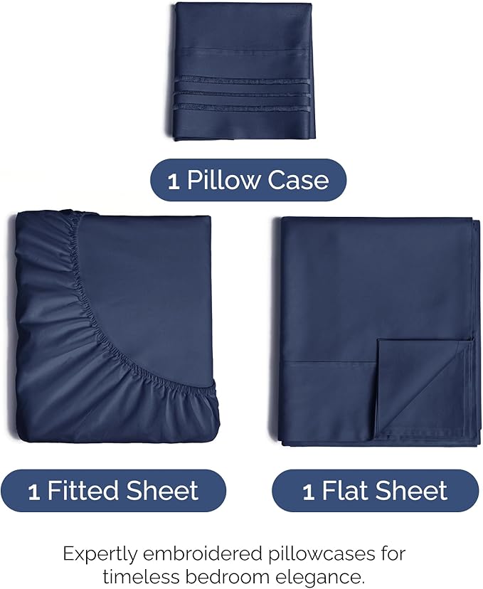 Cooling Bed Sheet Set - Twin - 3 Piece
