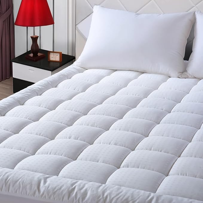 Cooling Mattress Pad - Queen - 60 x 80 in - 21 in Deep Pocket