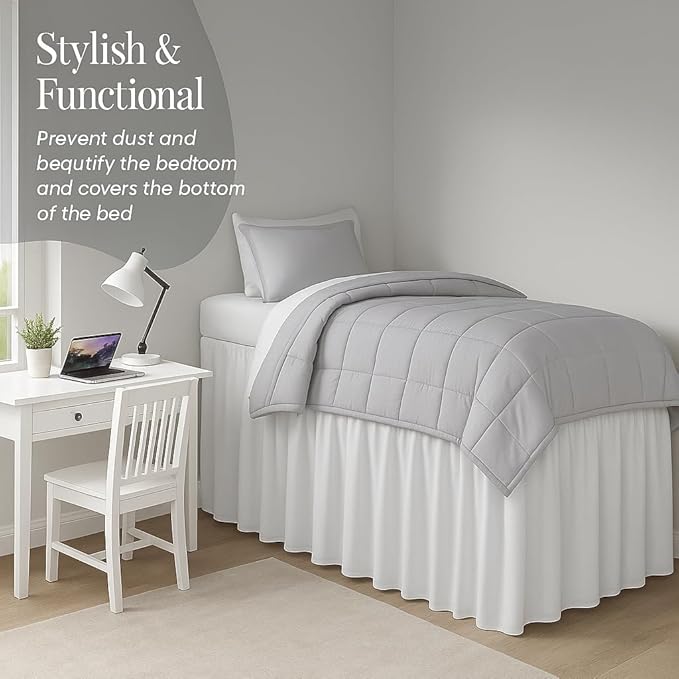 Microfiber Bed Skirt - Twin XL