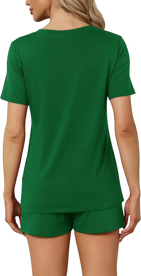 Women's Pajama Set - Short Sleeve - 2 Piece