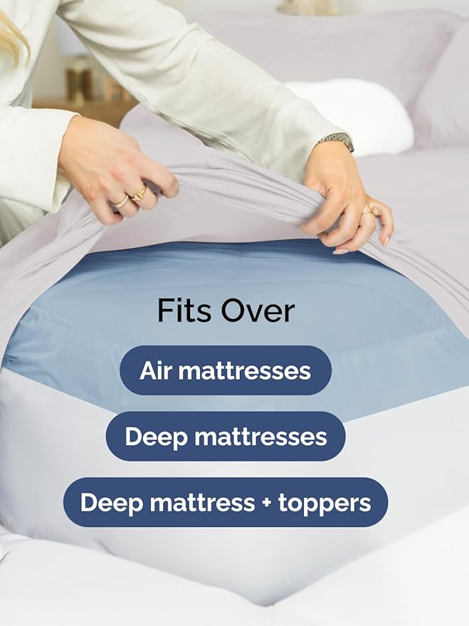 Cooling Bed Sheet Set - Full - 6 Piece