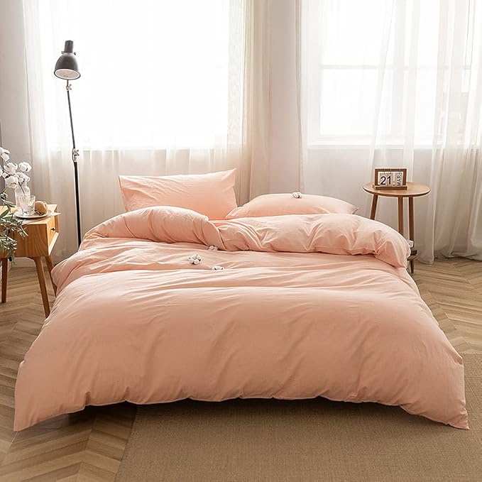 Linen Duvet Cover Set - Twin