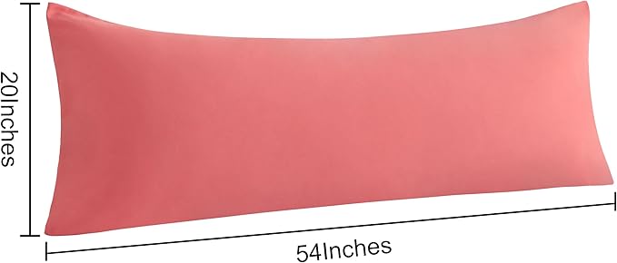 Microfiber Pillowcase Set - 20 x 54 in - 2 Pack