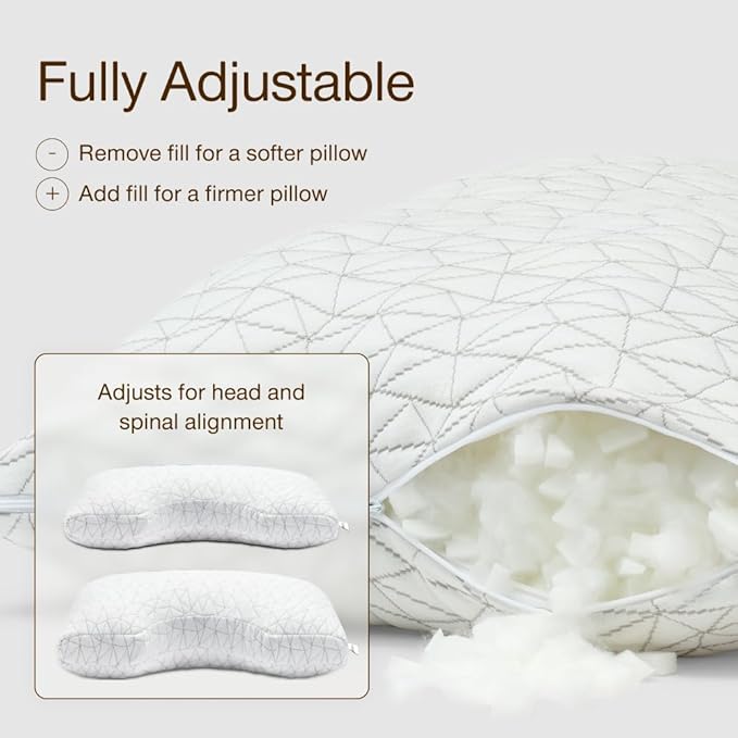 Memory Foam Bed Pillow - Queen