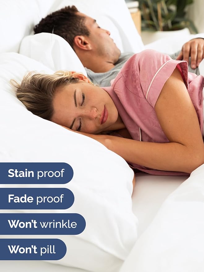 Cooling Bed Sheet Set - Split King - 7 Piece