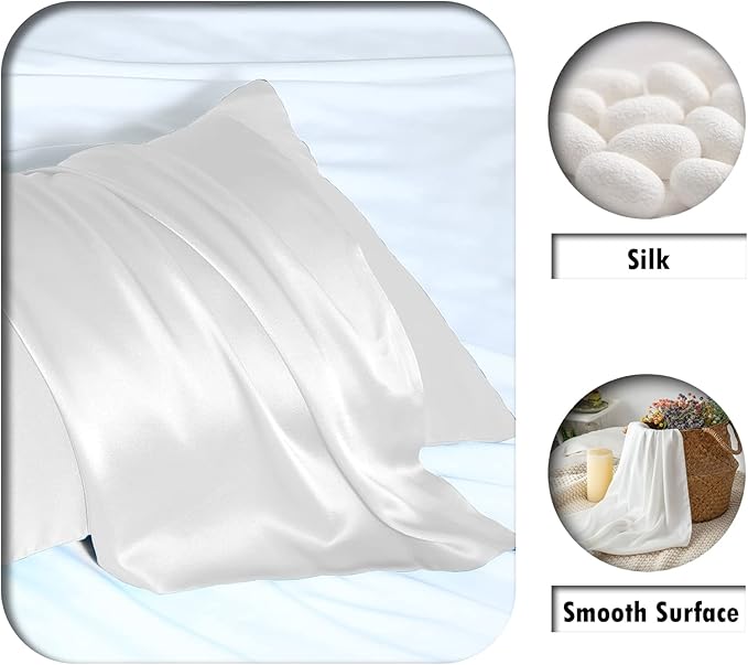 Mulberry Silk Pillowcase Set - King - 2 Piece