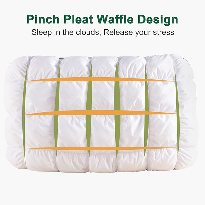 Bed Pillow - King - 2 Piece