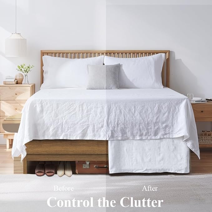 Linen Bed Skirt - Queen