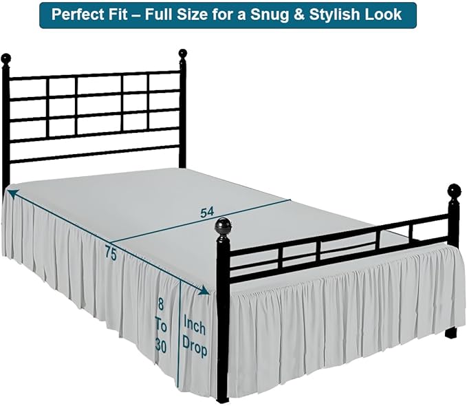 Linen Bed Skirt - Full