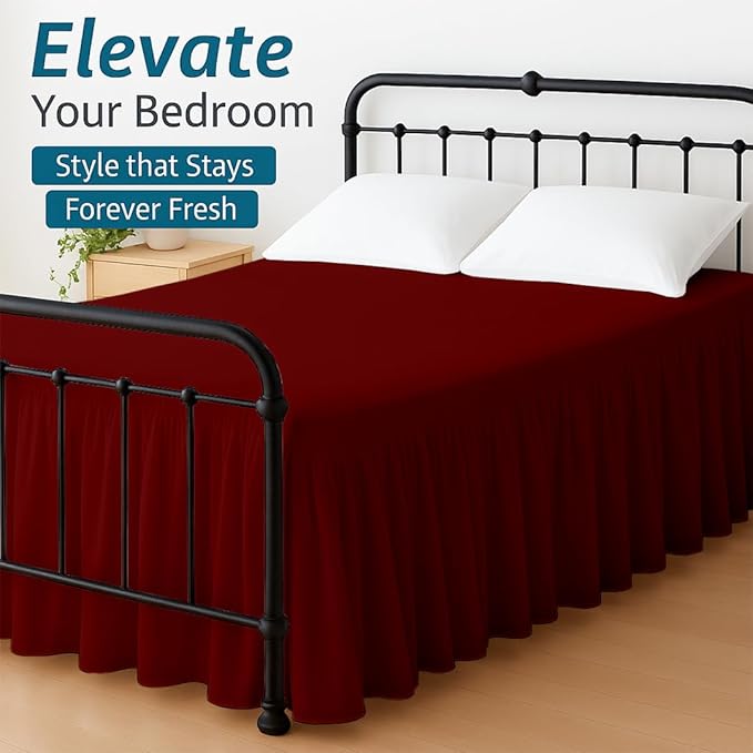 Linen Bed Skirt - Full