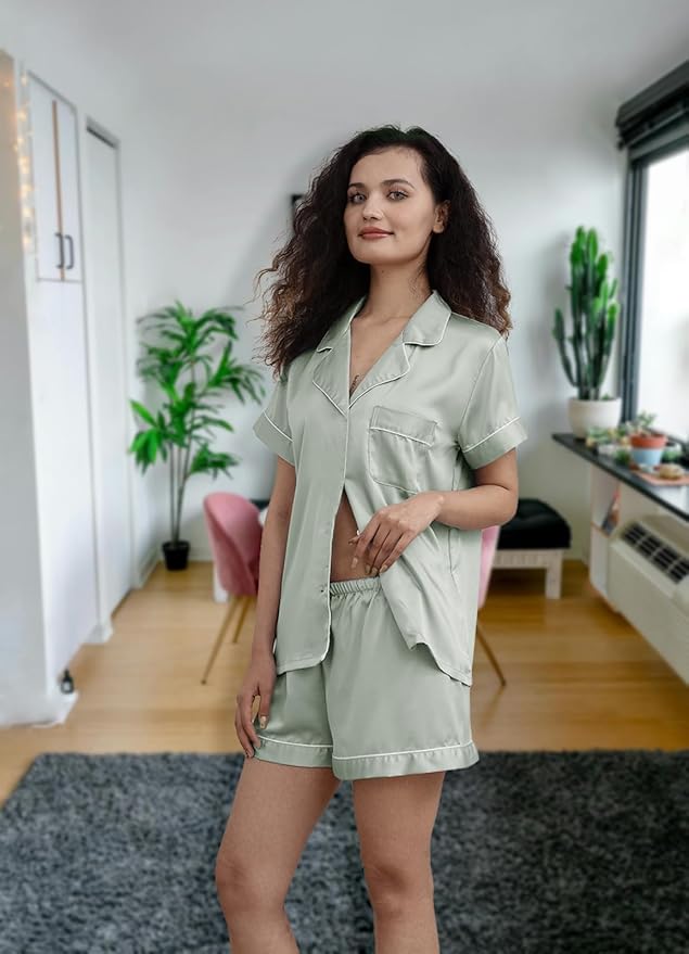 Satin Pajama Set