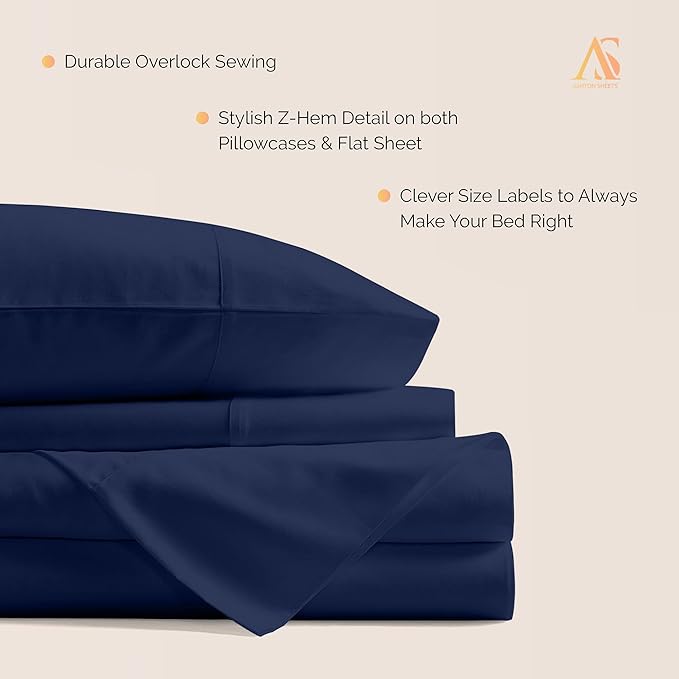 Cooling Bed Sheet Set - Full - 4 Piece