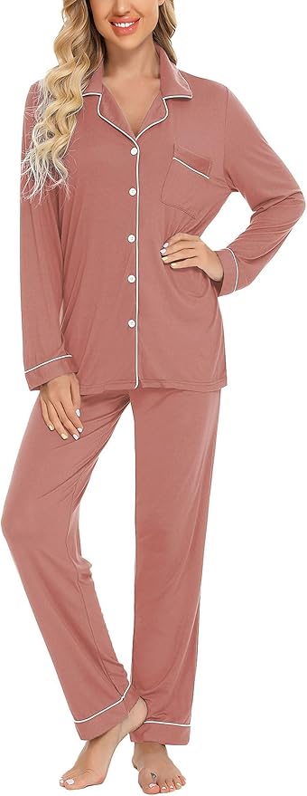Women's Pajama Set - Long Sleeve - 2 Piece