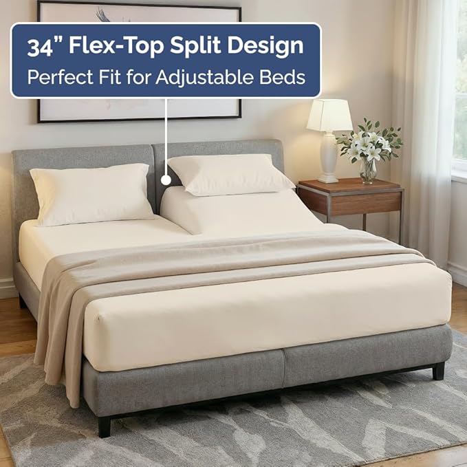 Cooling Bed Sheet Set - King - 4 Piece