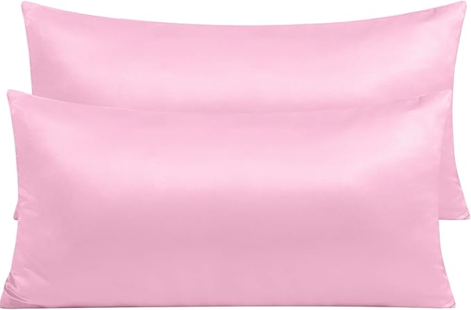 Satin Pillowcase Set - King - 20 x 36 in - 2 Piece