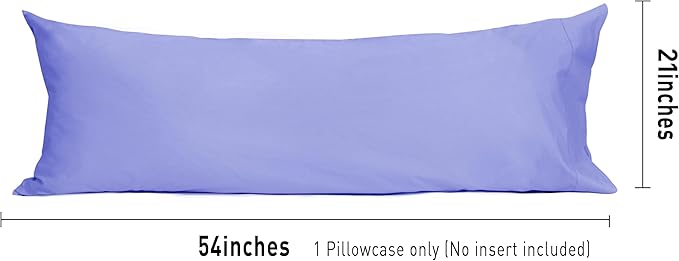 100% Cotton Pillowcase - 21 x 54 in